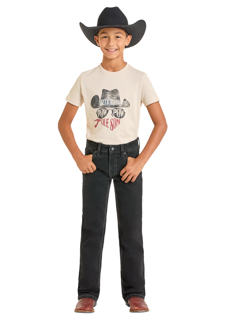 Rock & Roll Denim BOYS BLACK BOOTCUT BB0BD05576