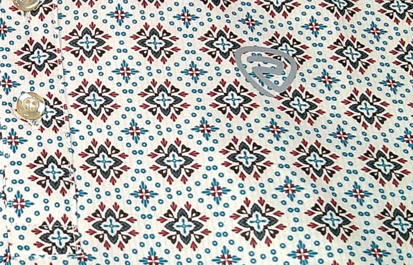 Rock & Roll Men's Medallion Printed Polo BM51T07281