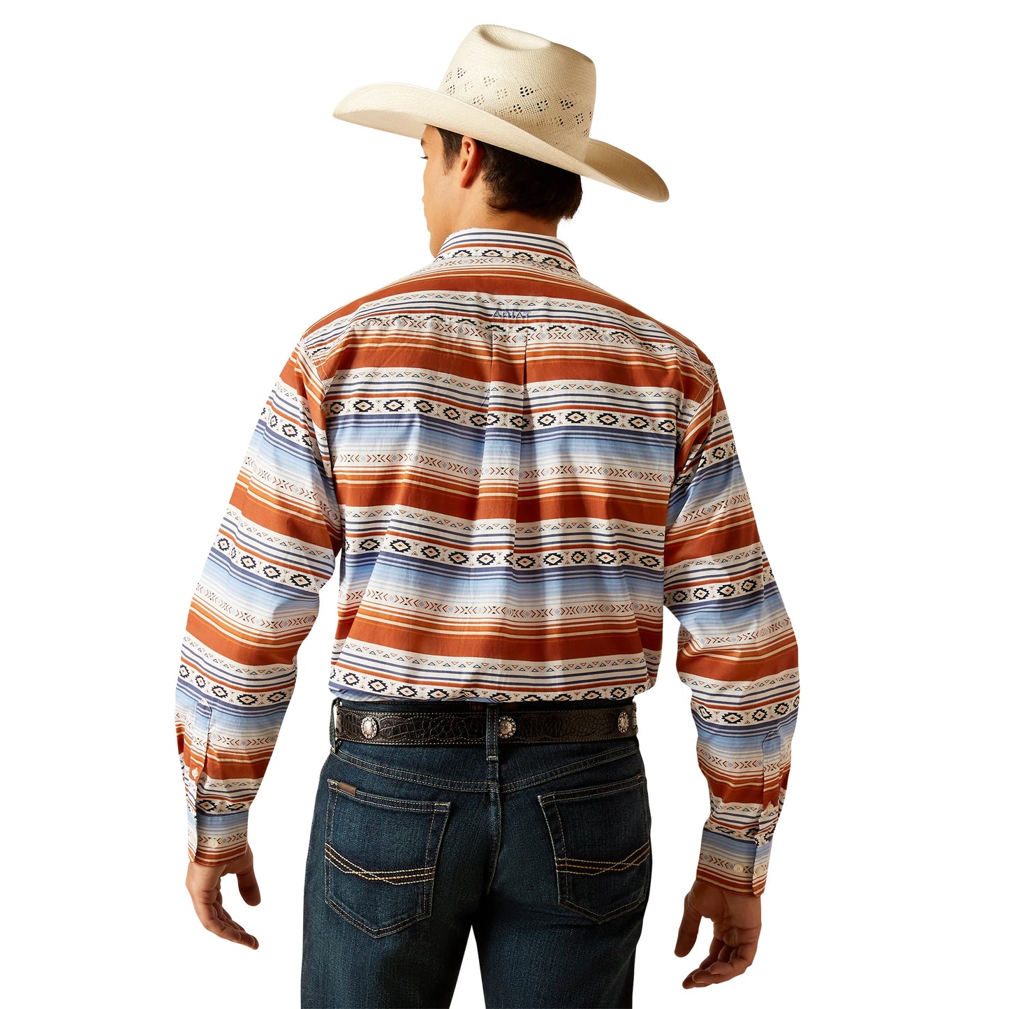 Ariat Mens Dexter LS Shrt Jasper Stone 10048431
