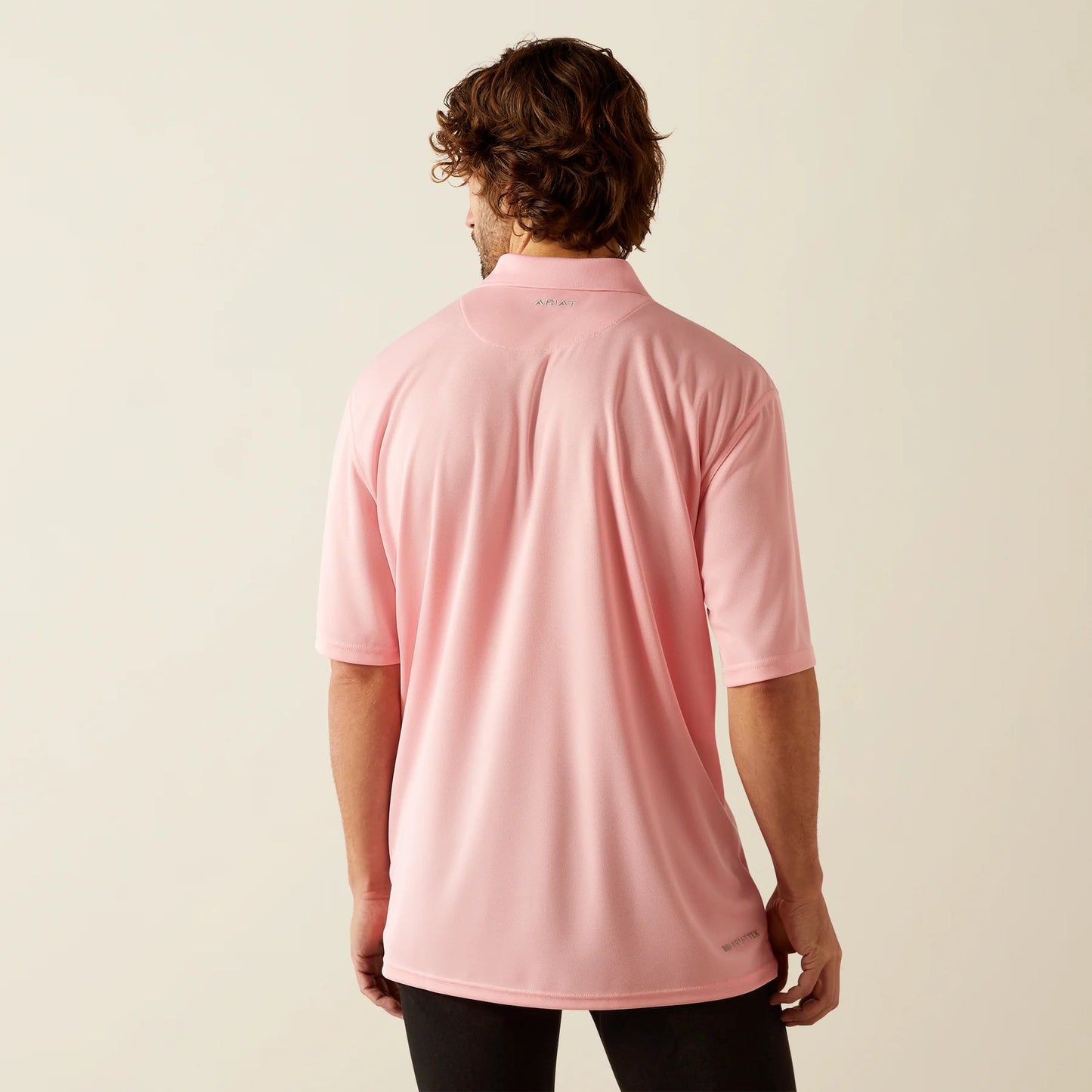 Ariat Mens Tek SS Polo Pink 10055252