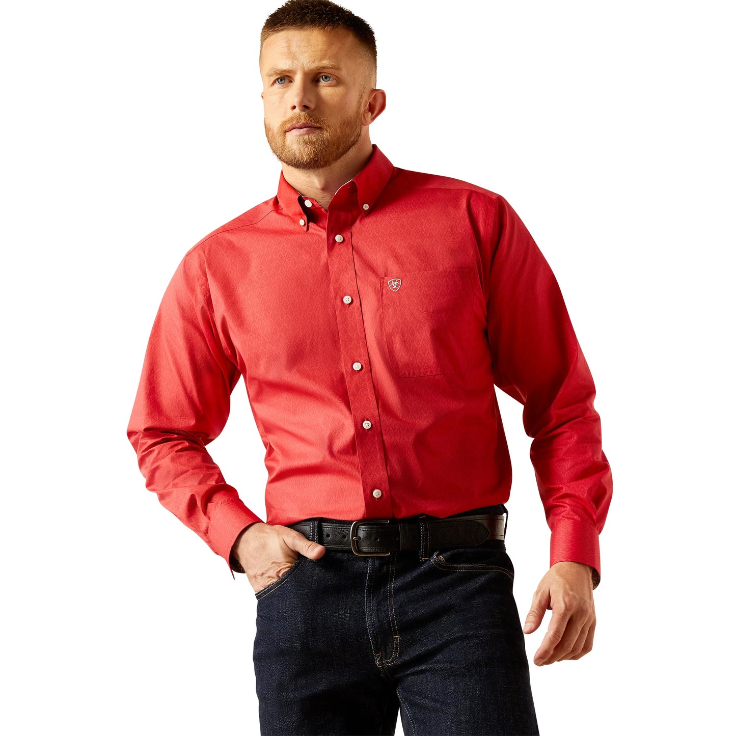 Ariat Men's Wrinkle Free Dangelo Classic Fit Button Down Shirt 10058951