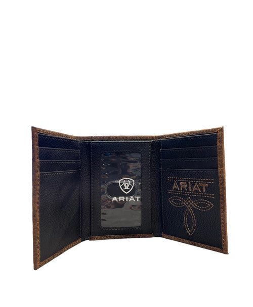 ARIAT TRIFOLD OSTRITCH PRINT FLORAL A3553202