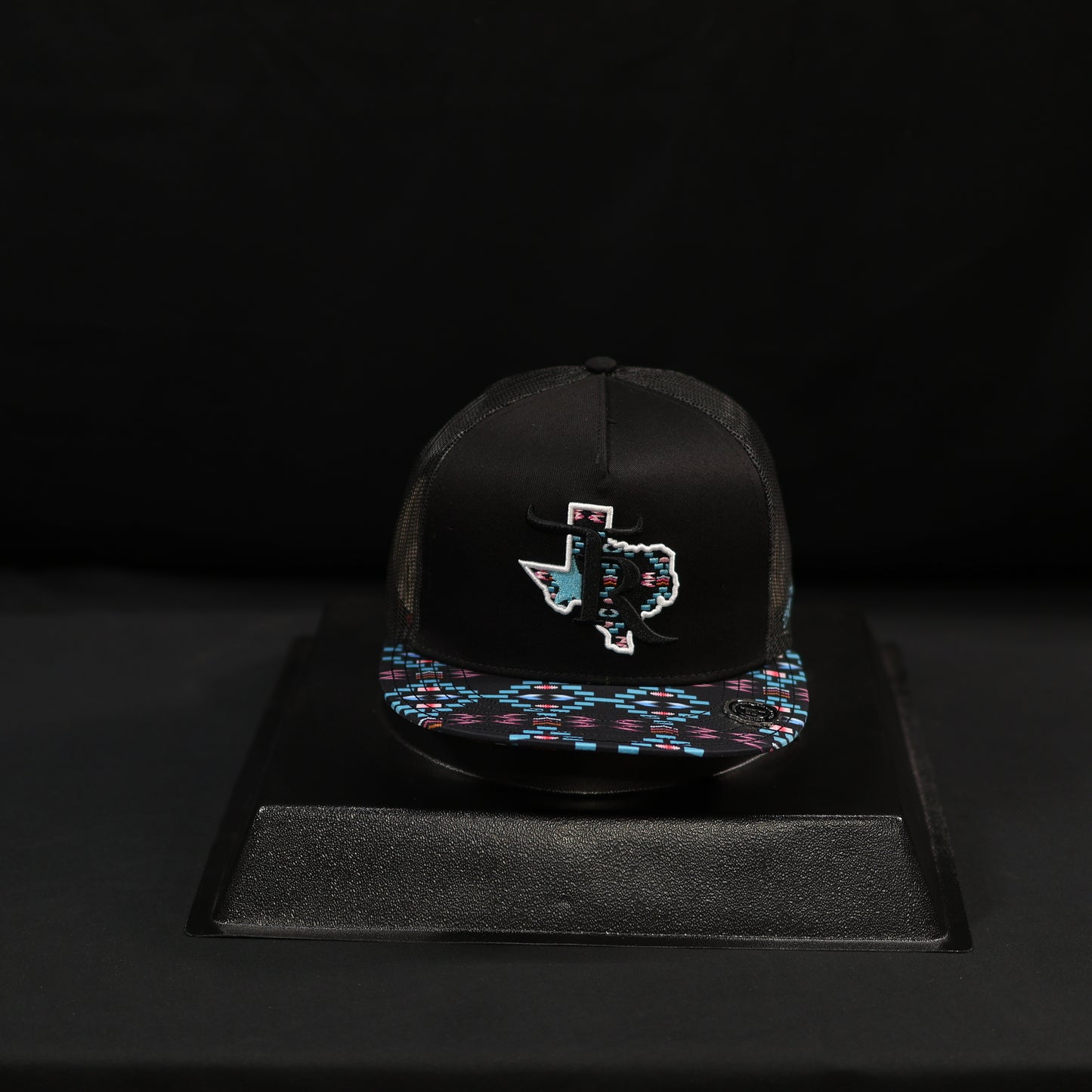 TR Texas Black/Blue/Pink Cap
