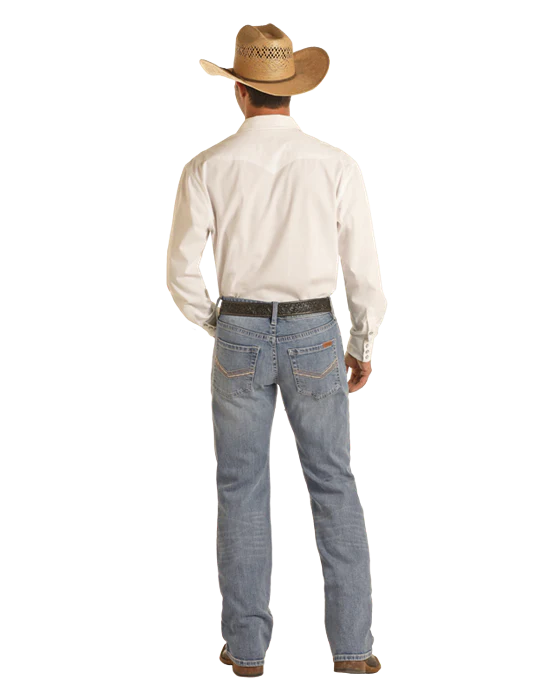 Men's Rock & Roll Cowboy Vintage '46 Pistol Stackable Jean VMSPD03713