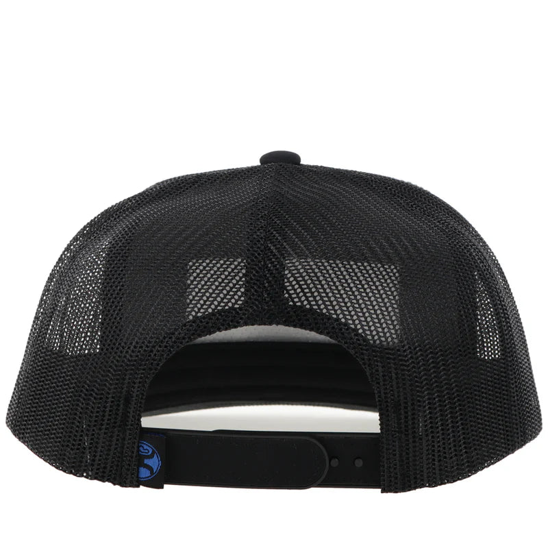 HOOEY WRIGHT BROTHERS HAT BLACK W/ RED & BLUE PATCH WB018