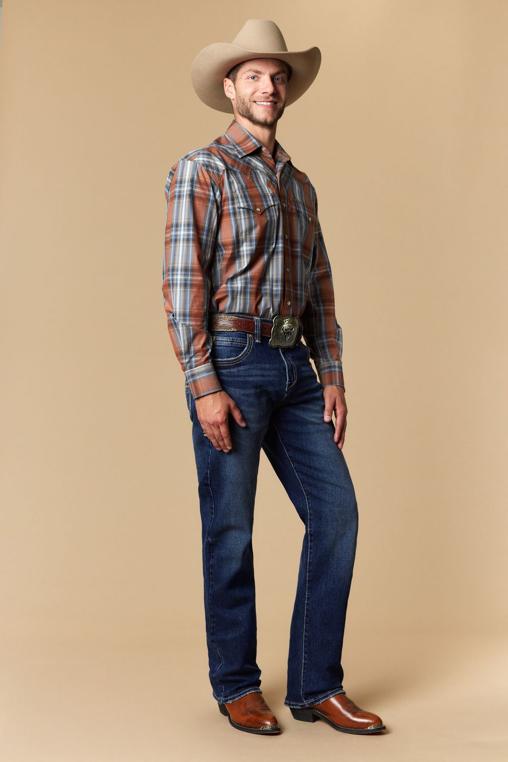 Western Blue Men’s W473 Modern Bootcut Jeans – Blue