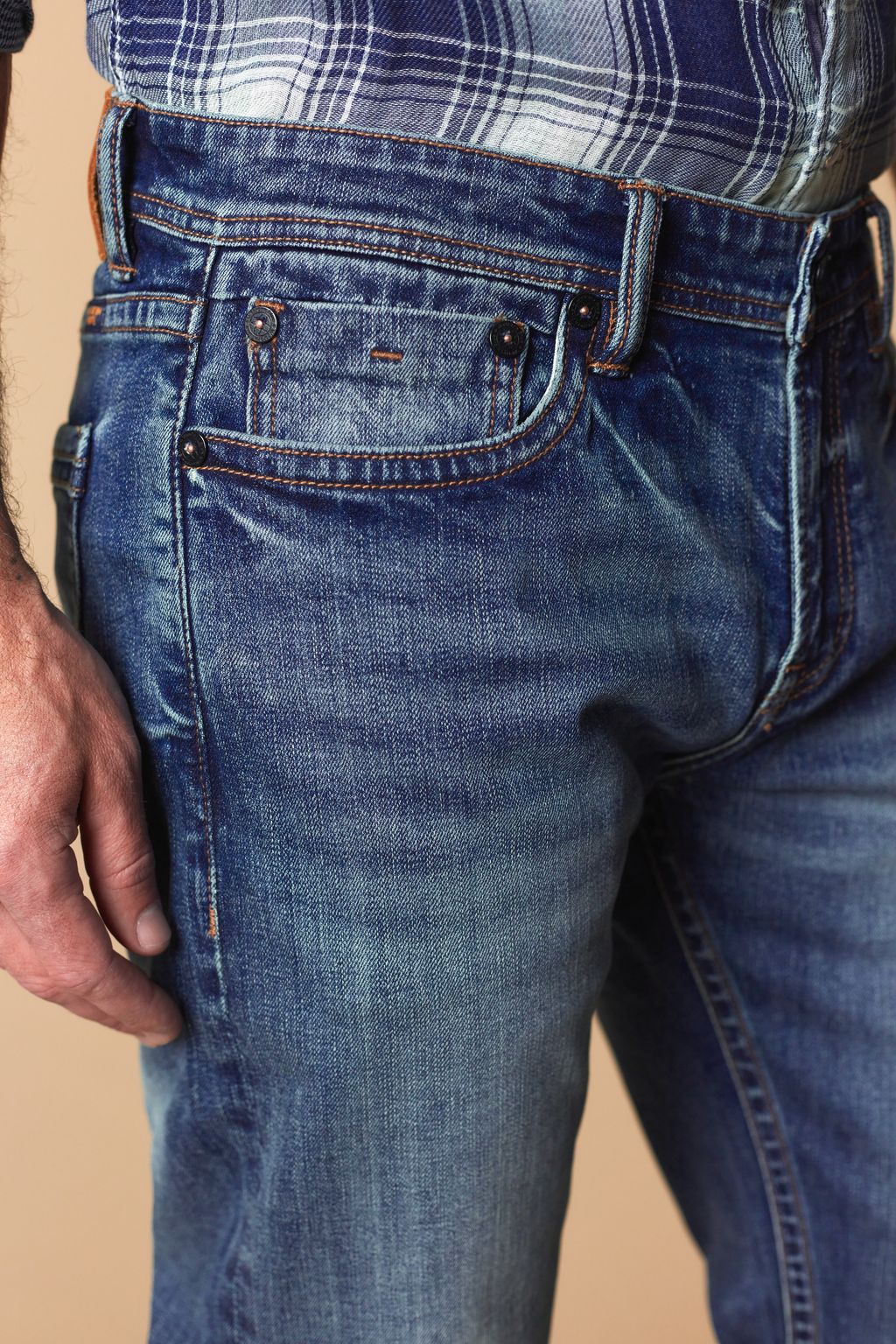 Western Blue Men’s WB-640 Modern Bootcut Jeans – Light Blue