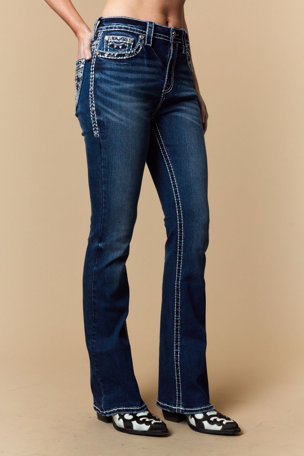 Women's Western Blue Denim W231 Bootcut