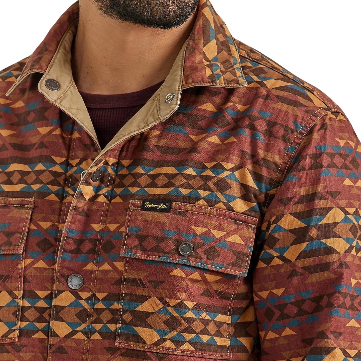 Wrangler Reversible Quilted Men's Shirt Jacket 112353398