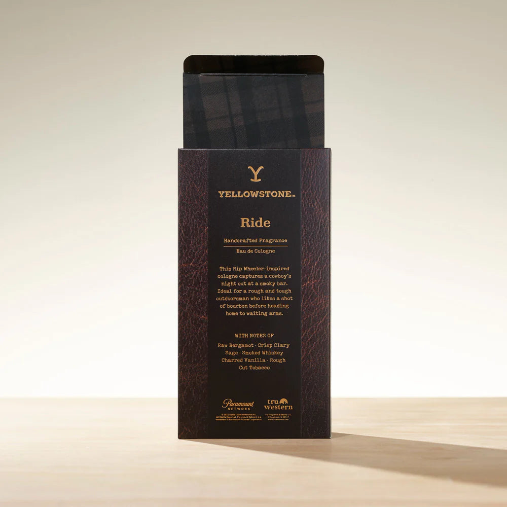Yellowstone Men’s Ride Cologne Spray by Tru Western – Officially Licensed Fragrance of Paramount Network’s Yellowstone – 100 ml | 3.4 fl oz