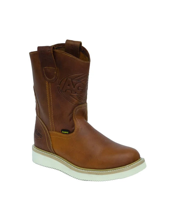 ACERO WORK BOOTS Oiled Honey Whit Natural Striped Sole AWB 201488