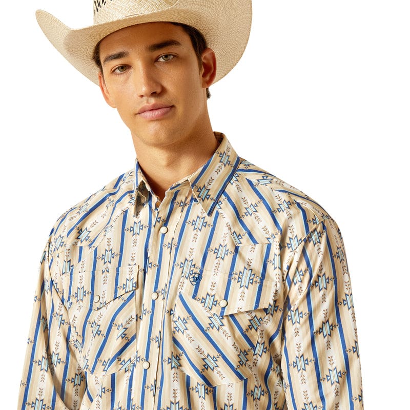 Ariat Mens Preston Snap Long Sleeve White 10048540