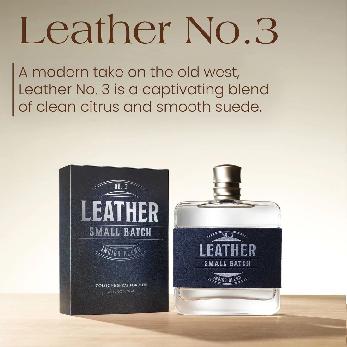 Leather Small Batch Indigo Blend No. 3 Indigo Blend- 100 ml | 3.4 fl oz