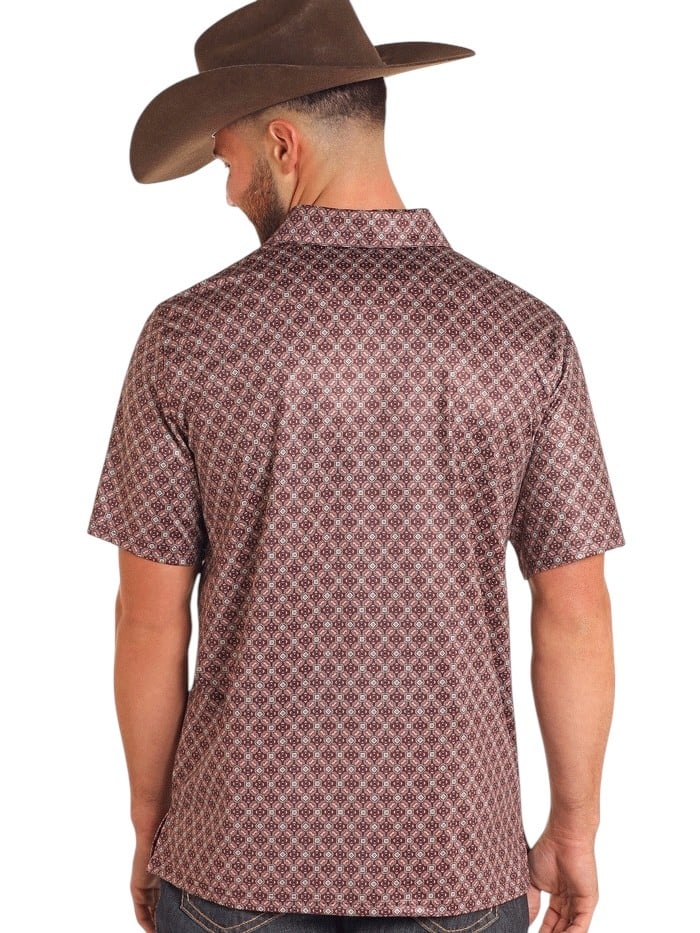 Panhandle Men's Polo Burgundy TM51T04915