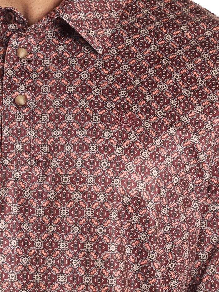 Panhandle Men's Polo Burgundy TM51T04915