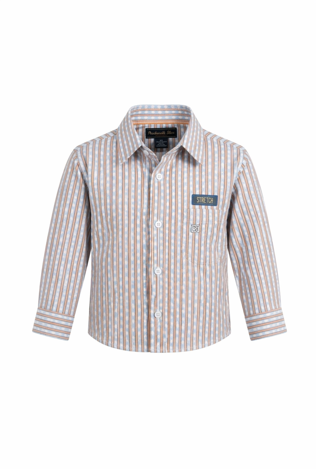 Panhandle Boys Rust Printed Long Sleeve Shirt SBB2S08281