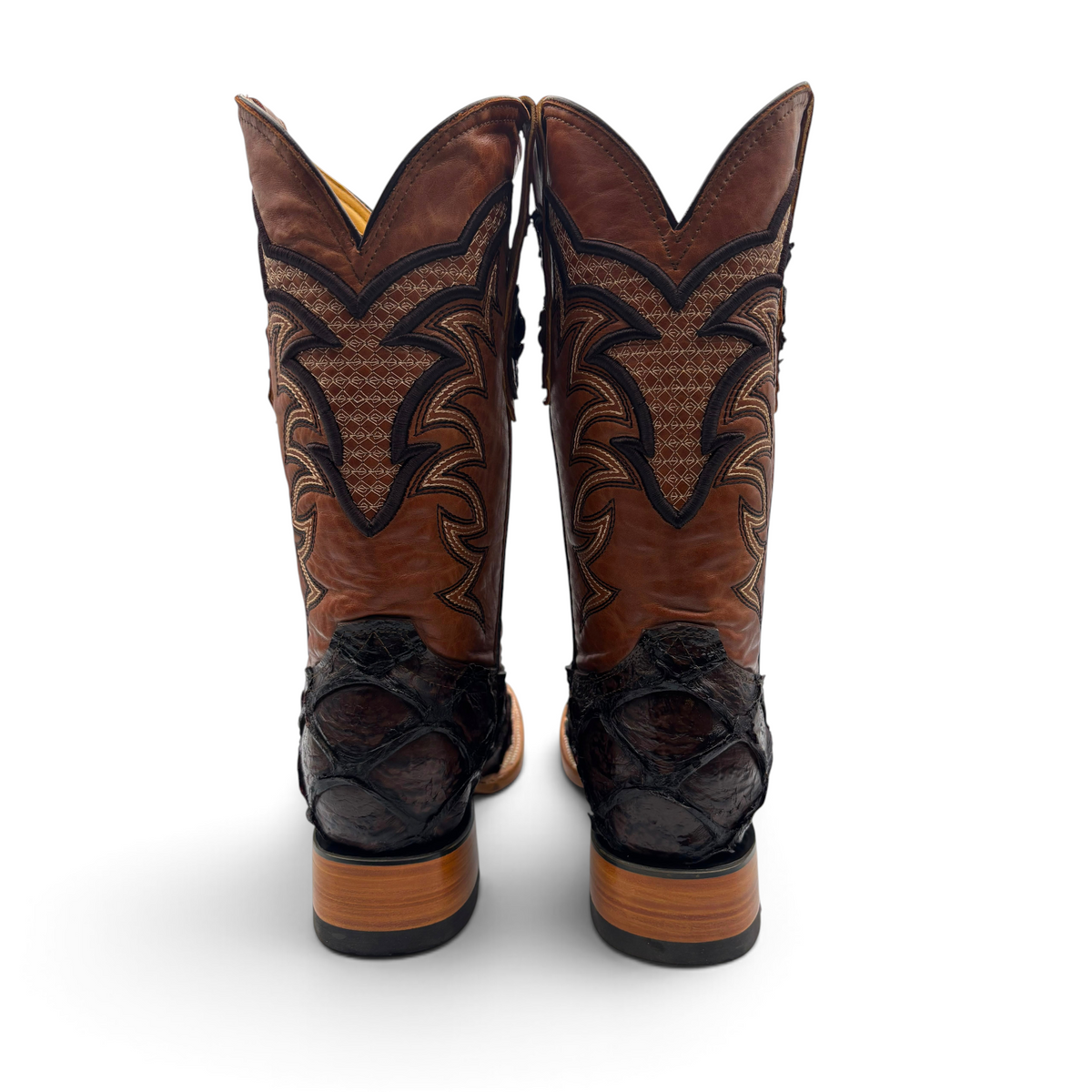 Cowboy City Mens Western Boot Brown Clone