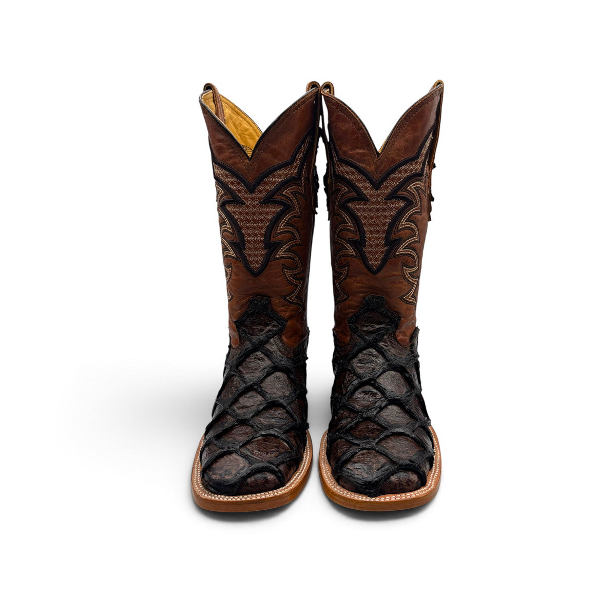Cowboy City Mens Western Boot Brown Clone