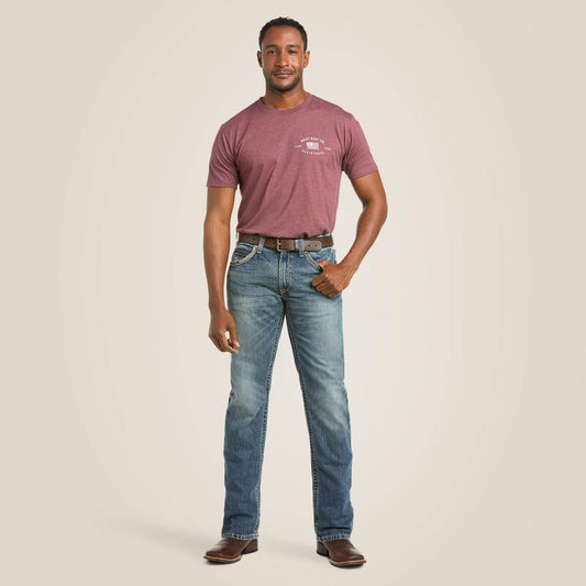 Mens Ariat M5 Slim Gambler Stackable Straight Leg Jeans