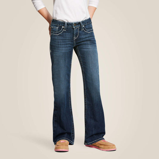 Ariat REAL Girls Bootcut Stretch Fit Entwined 10025984
