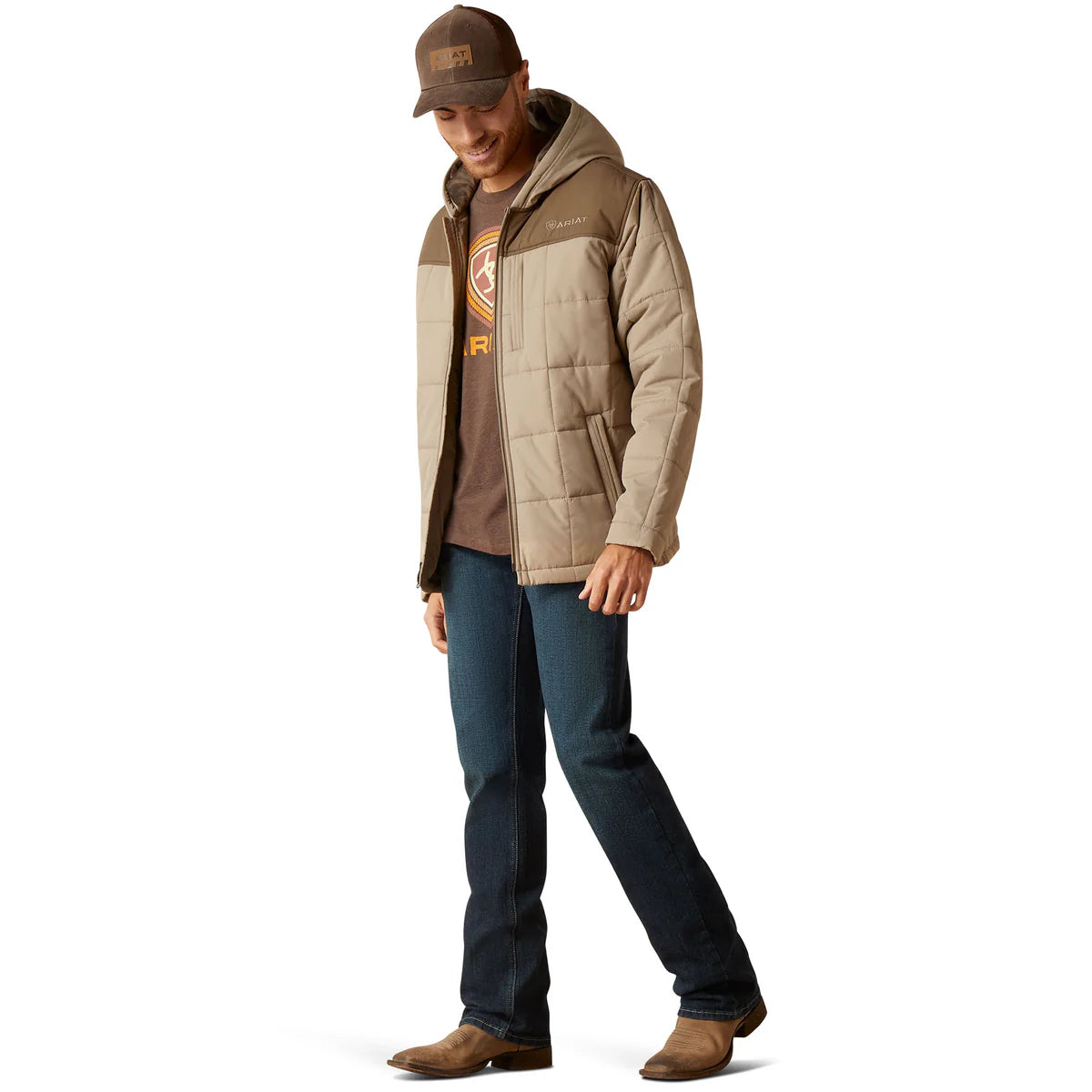 Ariat Men's Crius Insulated Hooded Jacket 10046765