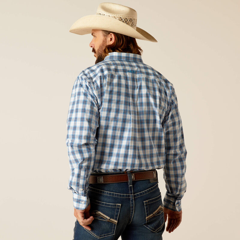 Ariat Mens Pro Phoenix LS Shrt Blue 10048506