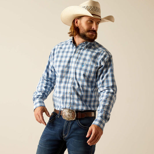 Ariat Mens Pro Phoenix LS Shrt Blue 10048506