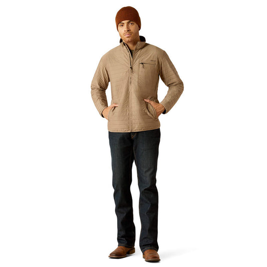 Ariat Men's Wylie Full Zip Khaki 10052463