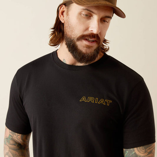 Ariat Mens Western Wear SS Tshrt Black 10053994