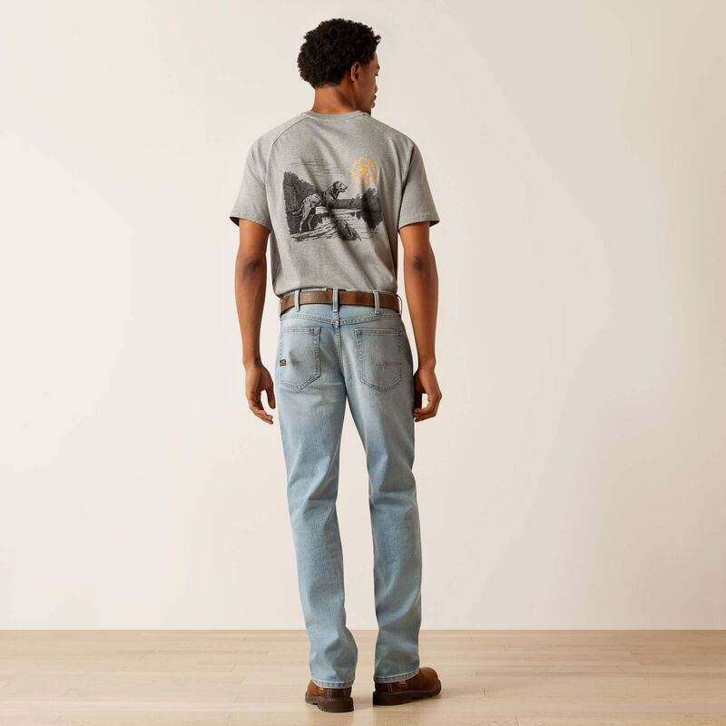 Ariat Men's M4 Work Rebar Relaxed Straight Shoreline Jeans 10058799