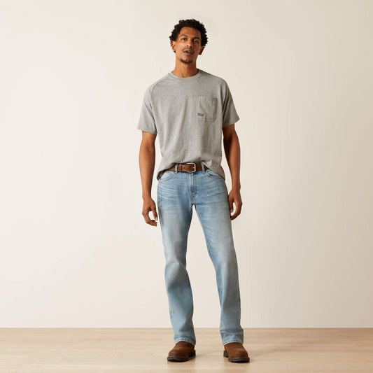 Ariat Men's M4 Work Rebar Relaxed Straight Shoreline Jeans 10058799