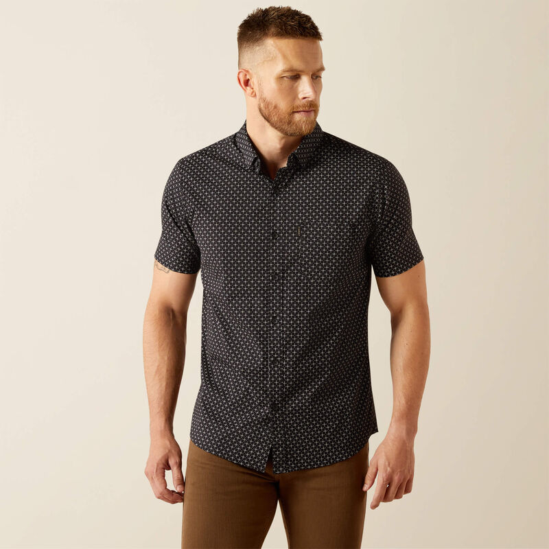 Men's Ariat Mars Modern Fit Button Down Shirt #10058984