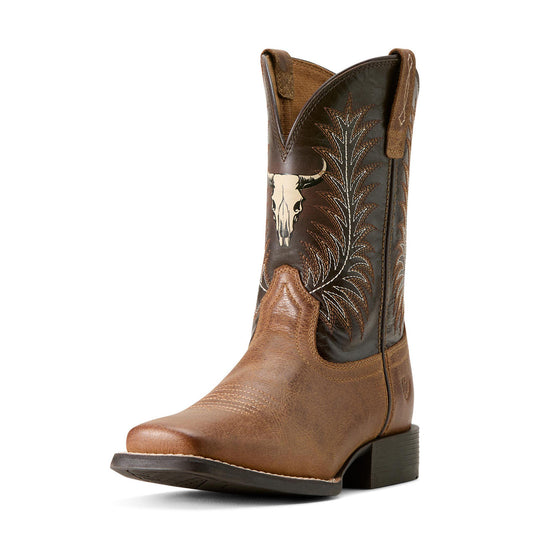 Ariat Kid's Boots - Stampede - Desert Brown / Thunder Brown 10063827