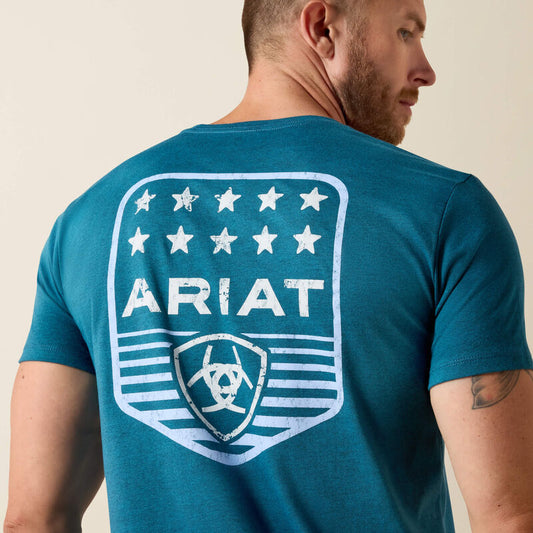 Ariat Stripe Patriotic Badge T-Shirt 10073965
