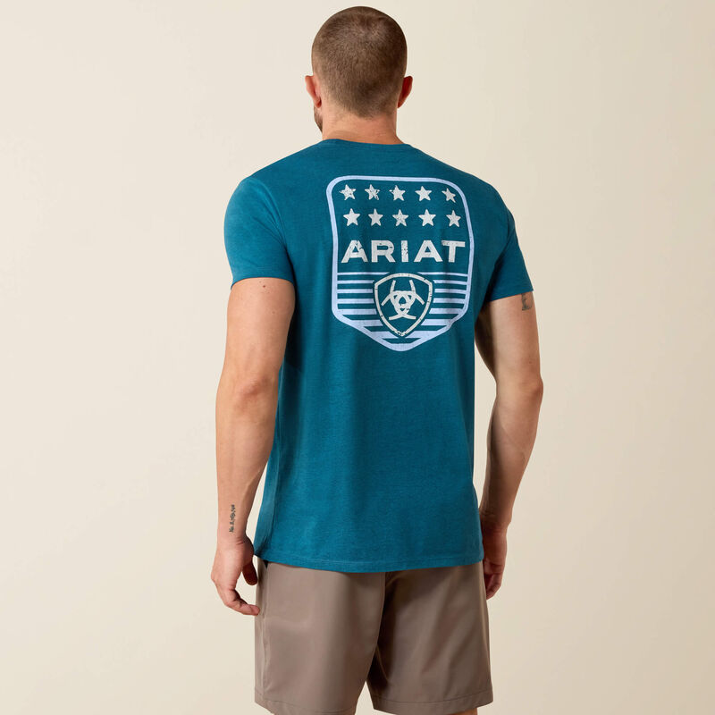 Ariat Stripe Patriotic Badge T-Shirt 10073965