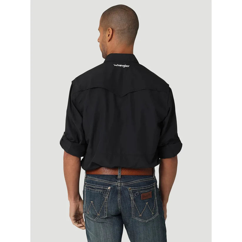 Wrangler Mens Classic Fit Performance Long Sleeve Snap Shirt - 112323744