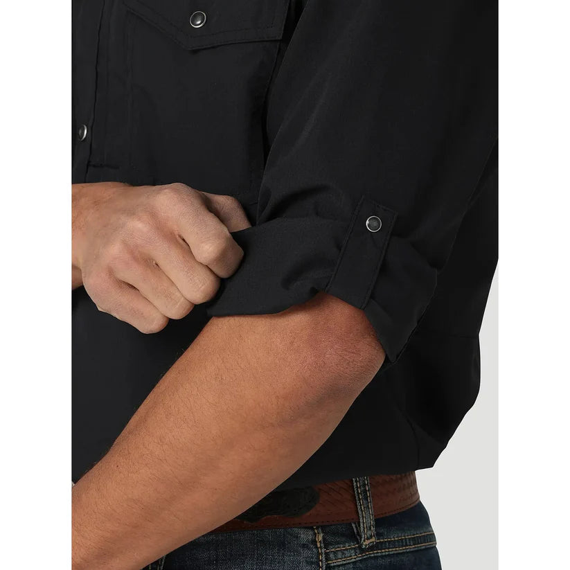 Wrangler Mens Classic Fit Performance Long Sleeve Snap Shirt - 112323744