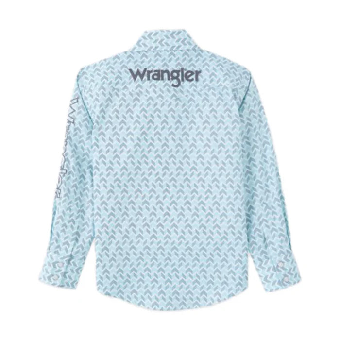 Wrangler Boy's Logo Western Snap Shirt 112346230