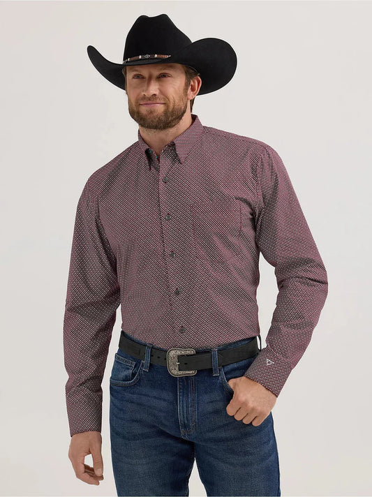Wrangler Men's Cody Johnson Long Sleeve Button Down Shirt 112357679