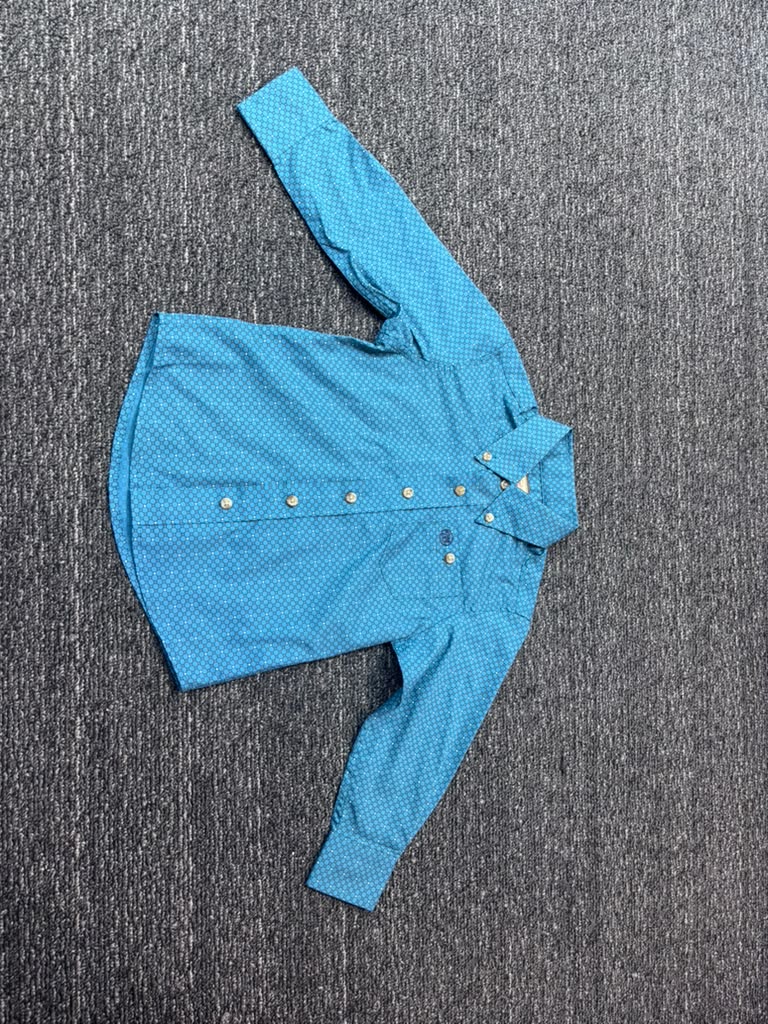 Wrangler Boys Long Sleeve Western Snap Shirt 112385936
