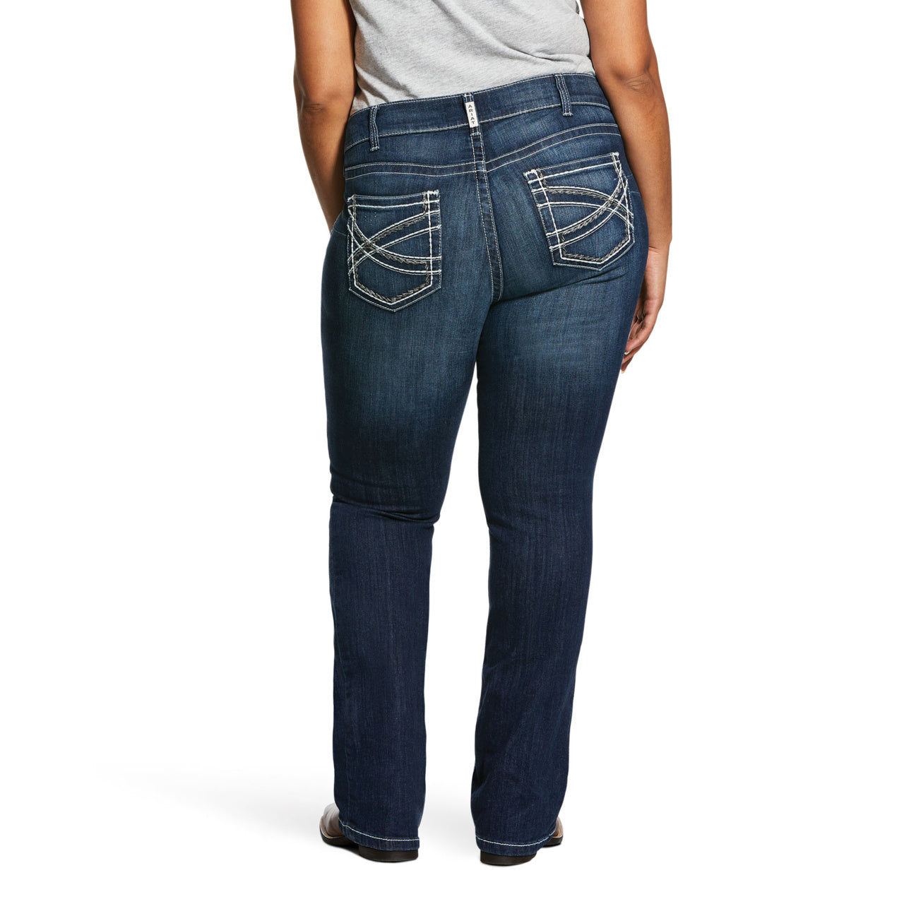 Ariat Jeans Womens Real Mid Rise Boot Cut 10017510