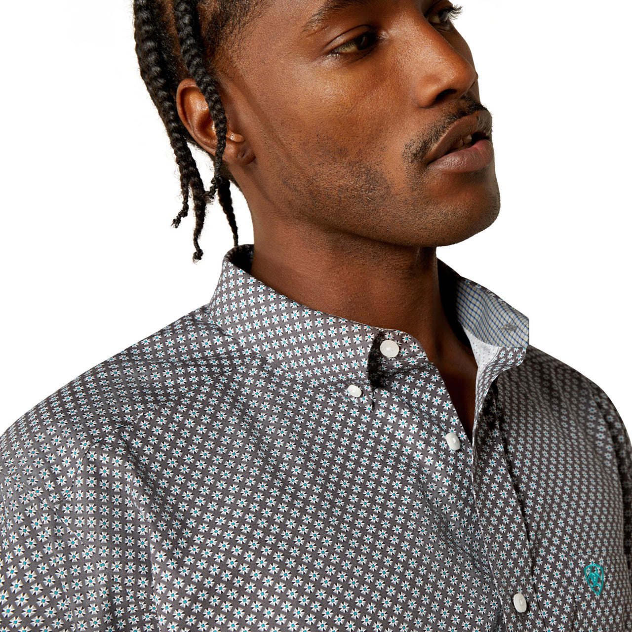 Ariat Men's Wrinkle Free Caleb Classic Fit Long Sleeve Shirt 10062228