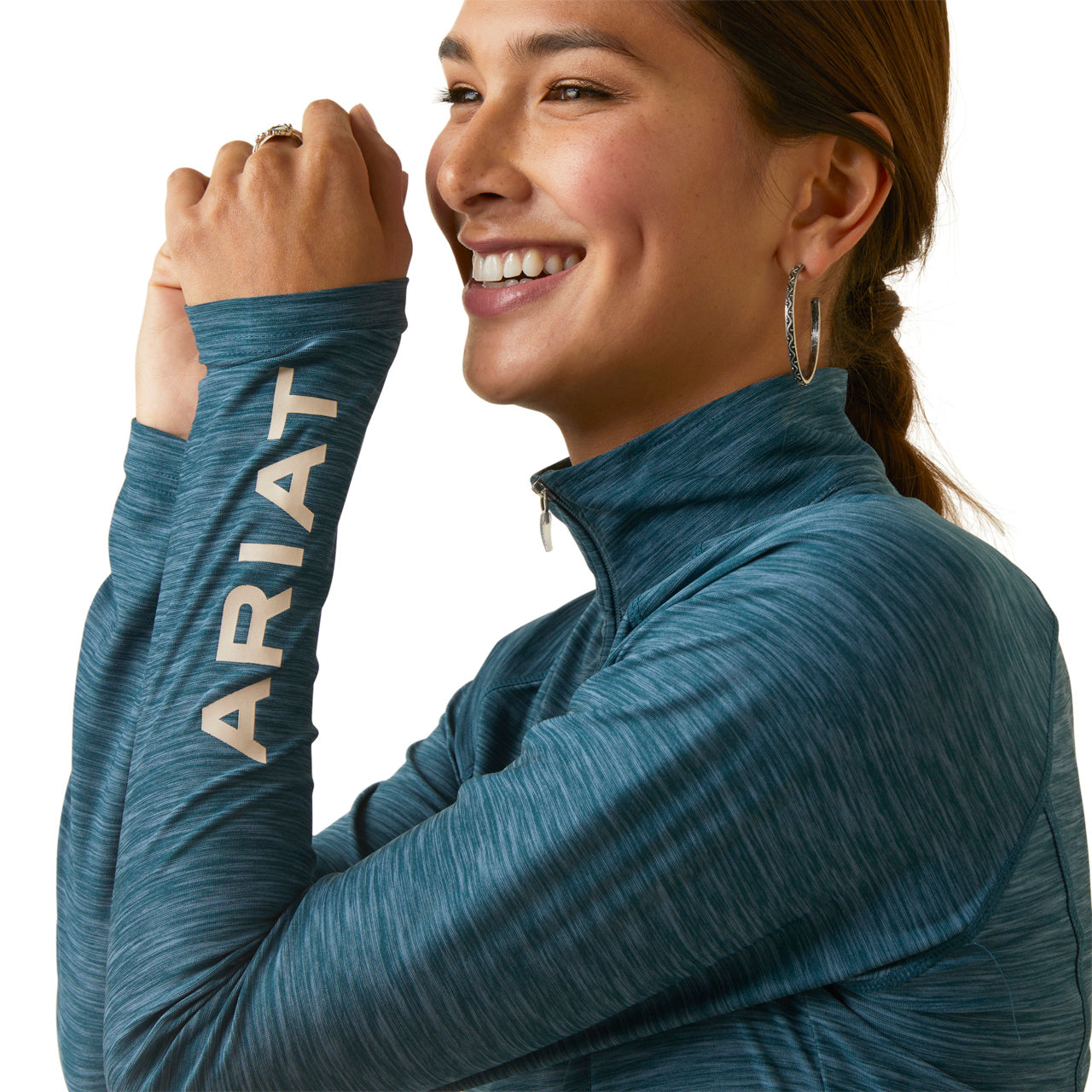 Ariat Women T-shirts Laguna 1/4 Zip Top 10046132