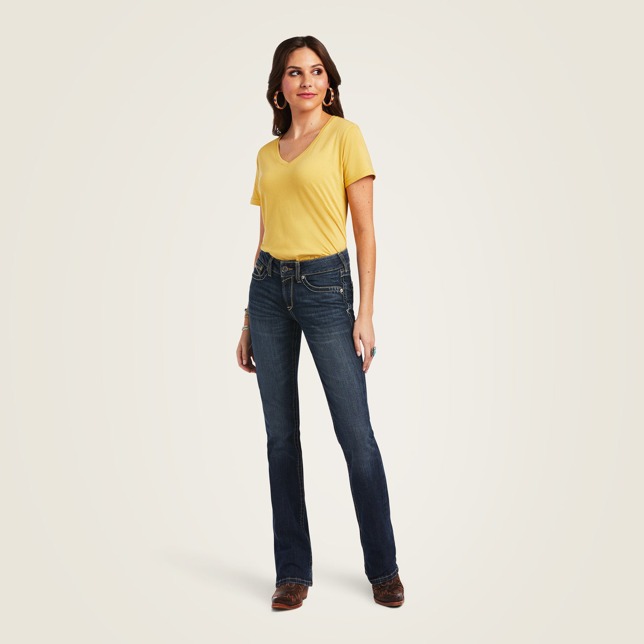 Ariat Jeans Womens Real Perfect Rise Missouri 10041059
