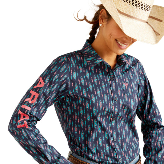 Ariat Women Shrits Kirby Backwoods Ikat 10048753