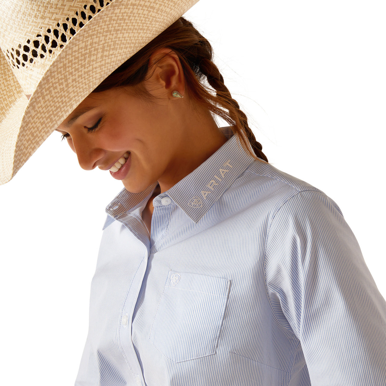 Ariat Women  Wrinkle Resist Team Kirby Stretch Shirt 10048755