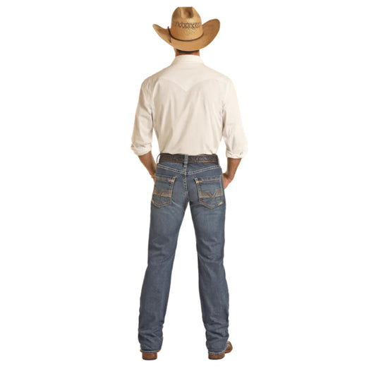 Rock & Roll  Men's  Revolver Slim  Straight Medium Vintage Jeans BM1RD03663