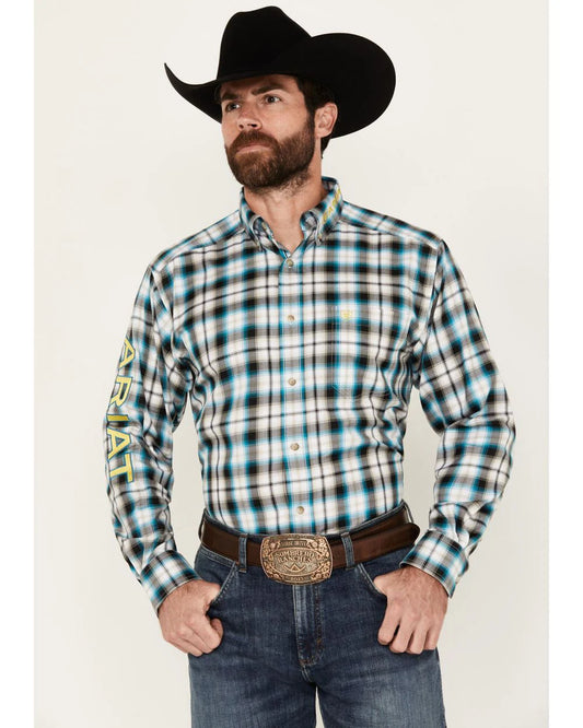 Ariat Mens Pro Team Cannon Long Sleeve White 10047354