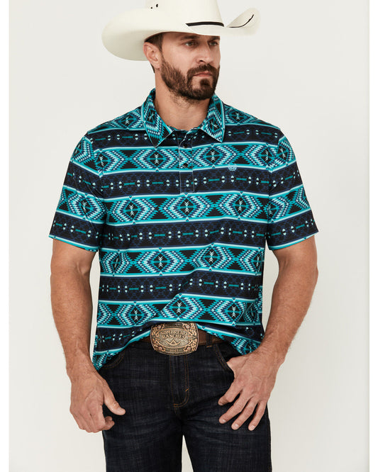 Panhandle Men's Polo Turquoise TM51T03517
