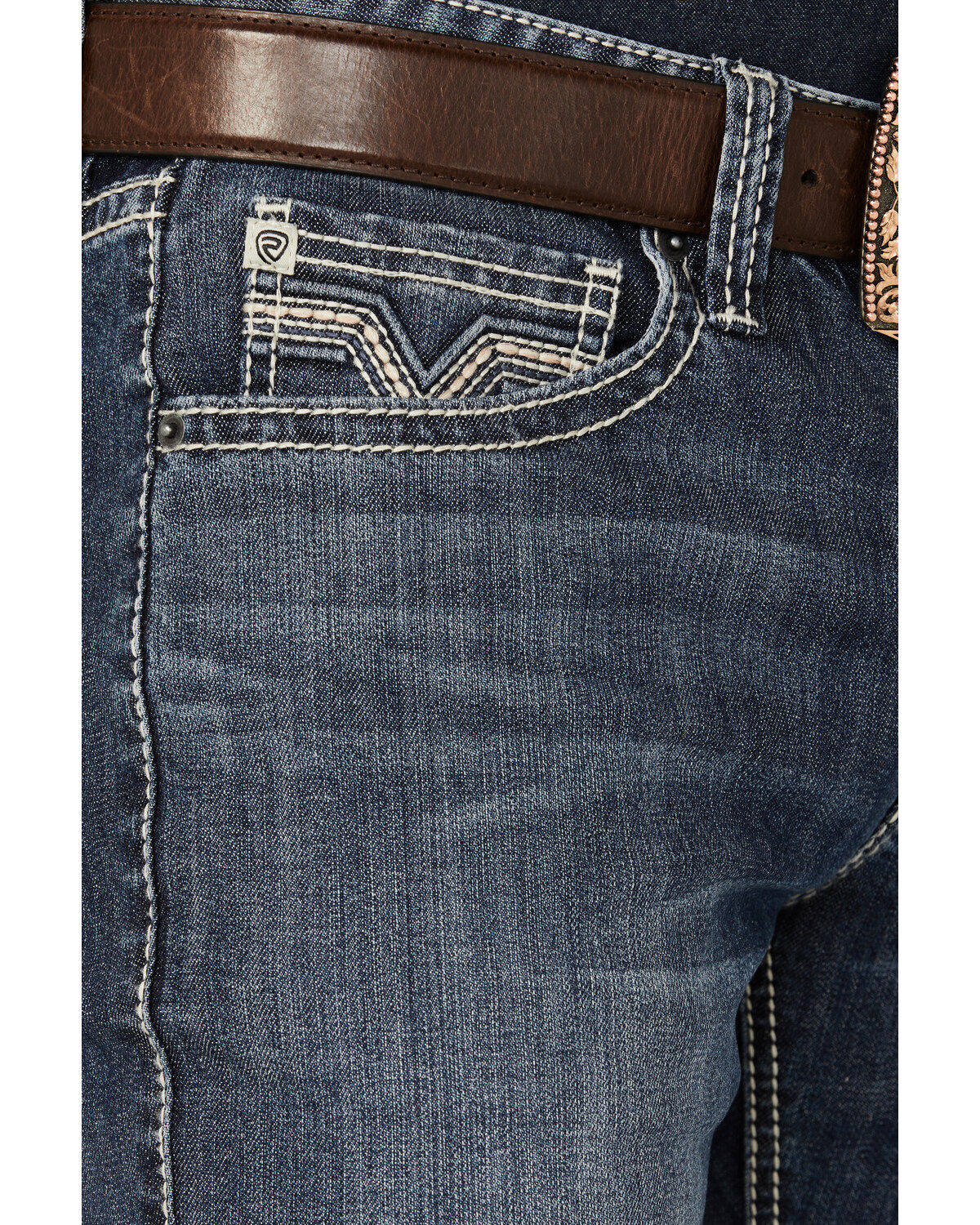 Rock & Roll Denim Men's Rifle Skinny Stretch Denim Jeans BM2MD03670